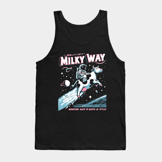 Milky Way, Moooving back to earth in style! Tank Top by Lima's